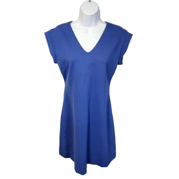 Kate Spade A-Line Dress 2 – Women’s Royal Blue V-Neck, New Without Tags - Picture 1 of 4